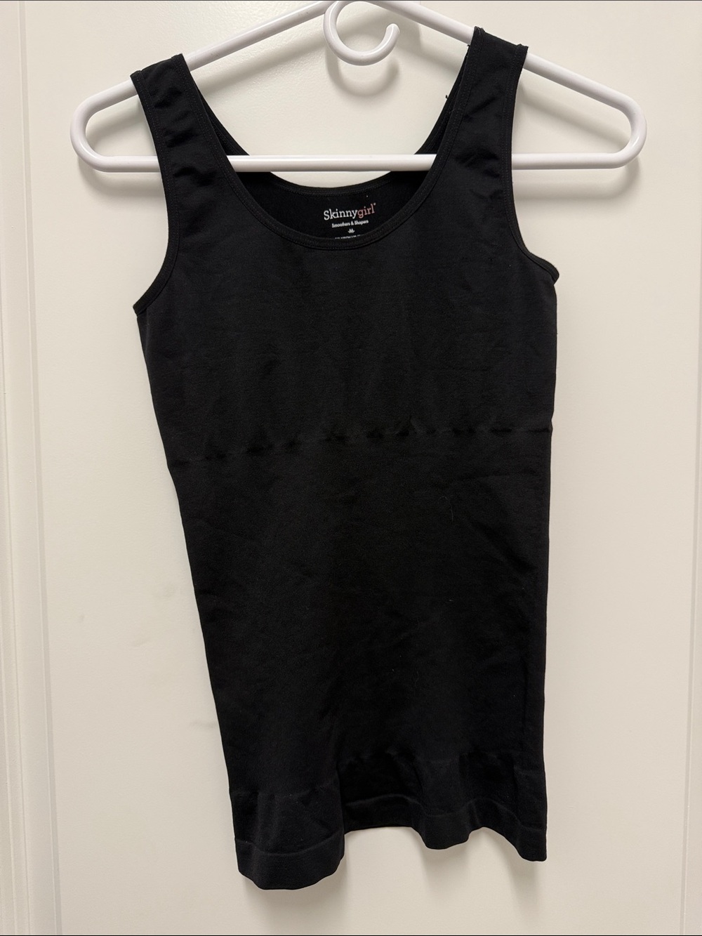 Skinnygirl Black Shaping Top with Pink Logo